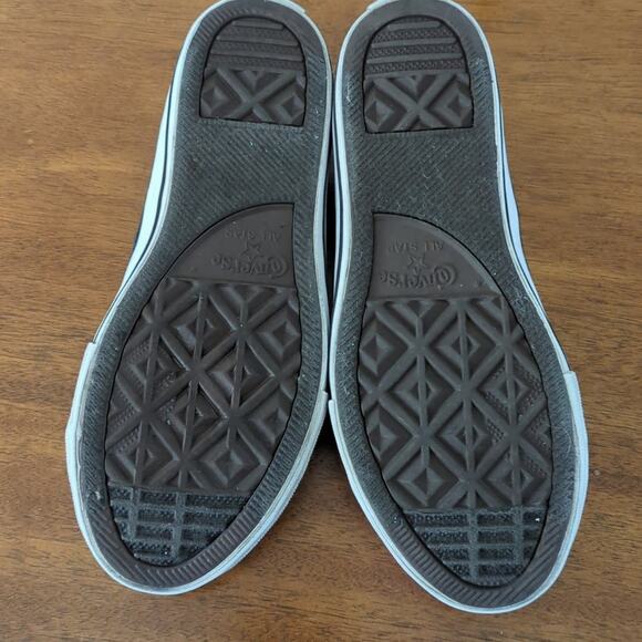 Converse All-Star Chuck Taylor Low sneakers Black Big kids size 2 - Picture 6 of 8